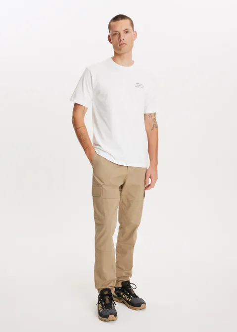 T-shirt met print vlinder off-white (WIT.O)