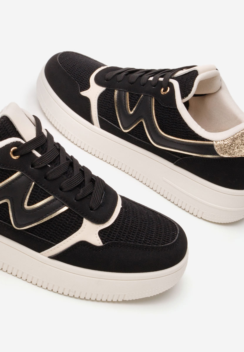 Baskets pour femme noirs Avrila