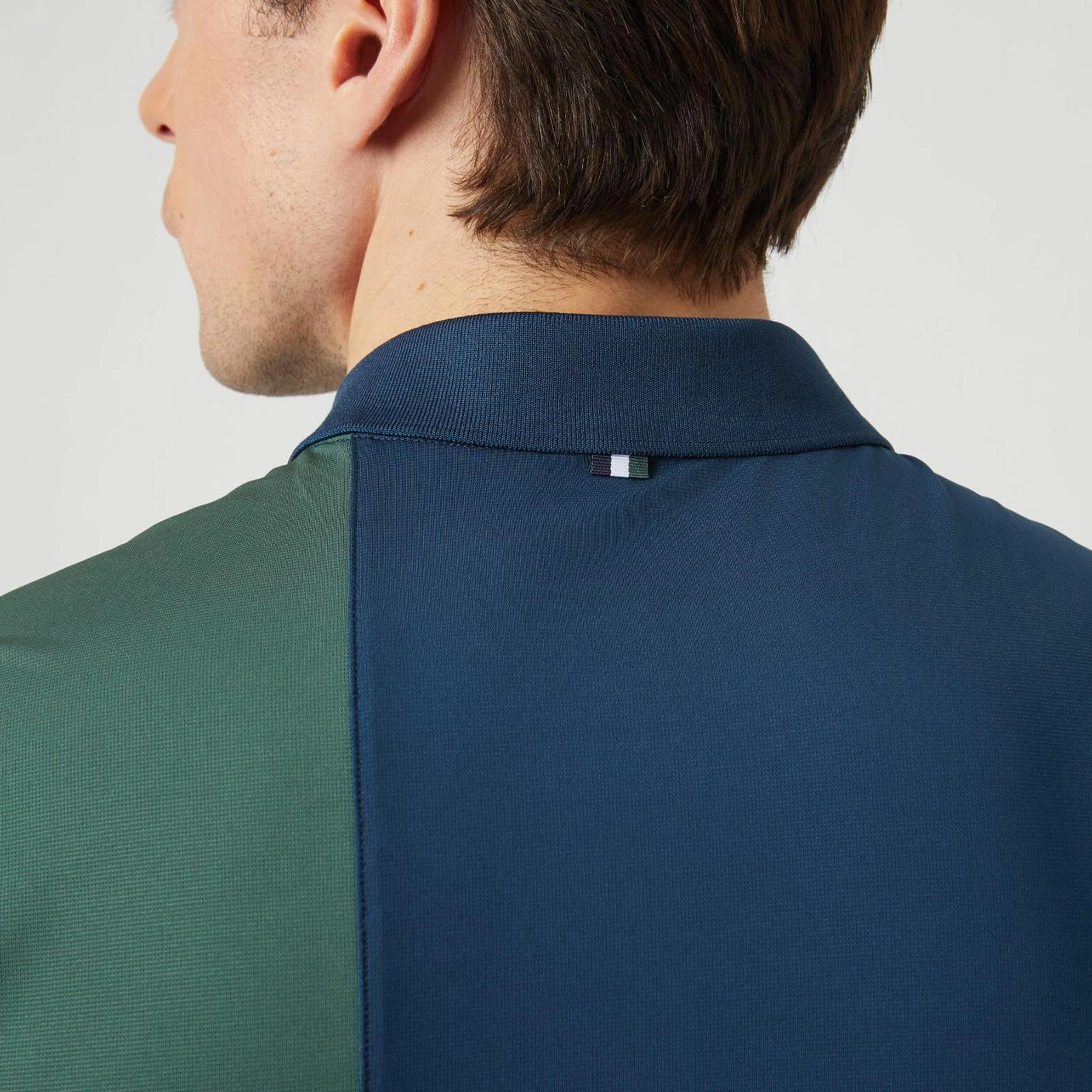 Björn Borg Ace Block Polo Hommes - Bleu Foncé , Vert