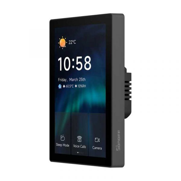 Sonoff Painel Parede Pro 120 Matter WiFi/Bluetooth/ZigBee Preto