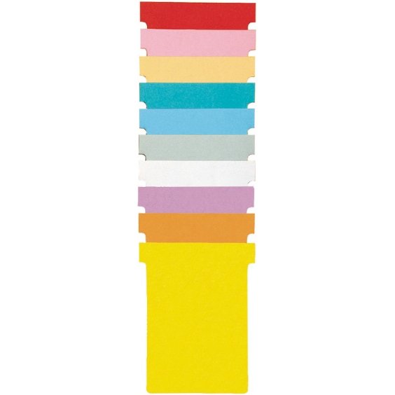 Fiches pour planning nobo 100 unites coloris orange ind 2