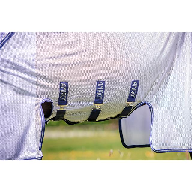 Vliegendeken Horseware Amigo Bug Buster Lichtpaars-blauw