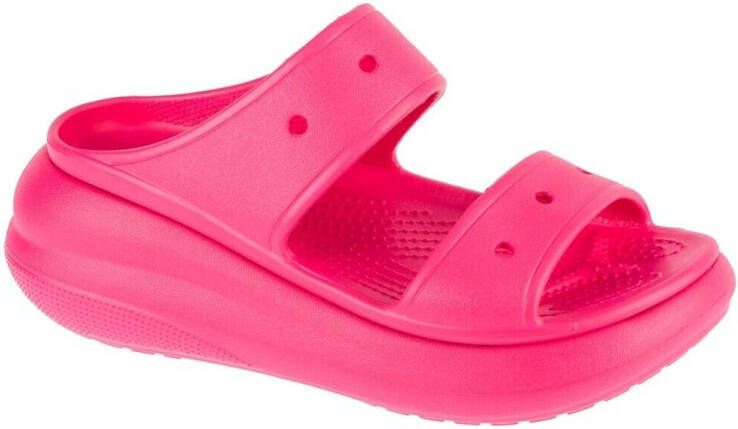 Crocs Classic Crush Sandalen Dragon Fruit Platformzool Comfortabele Pasvorm