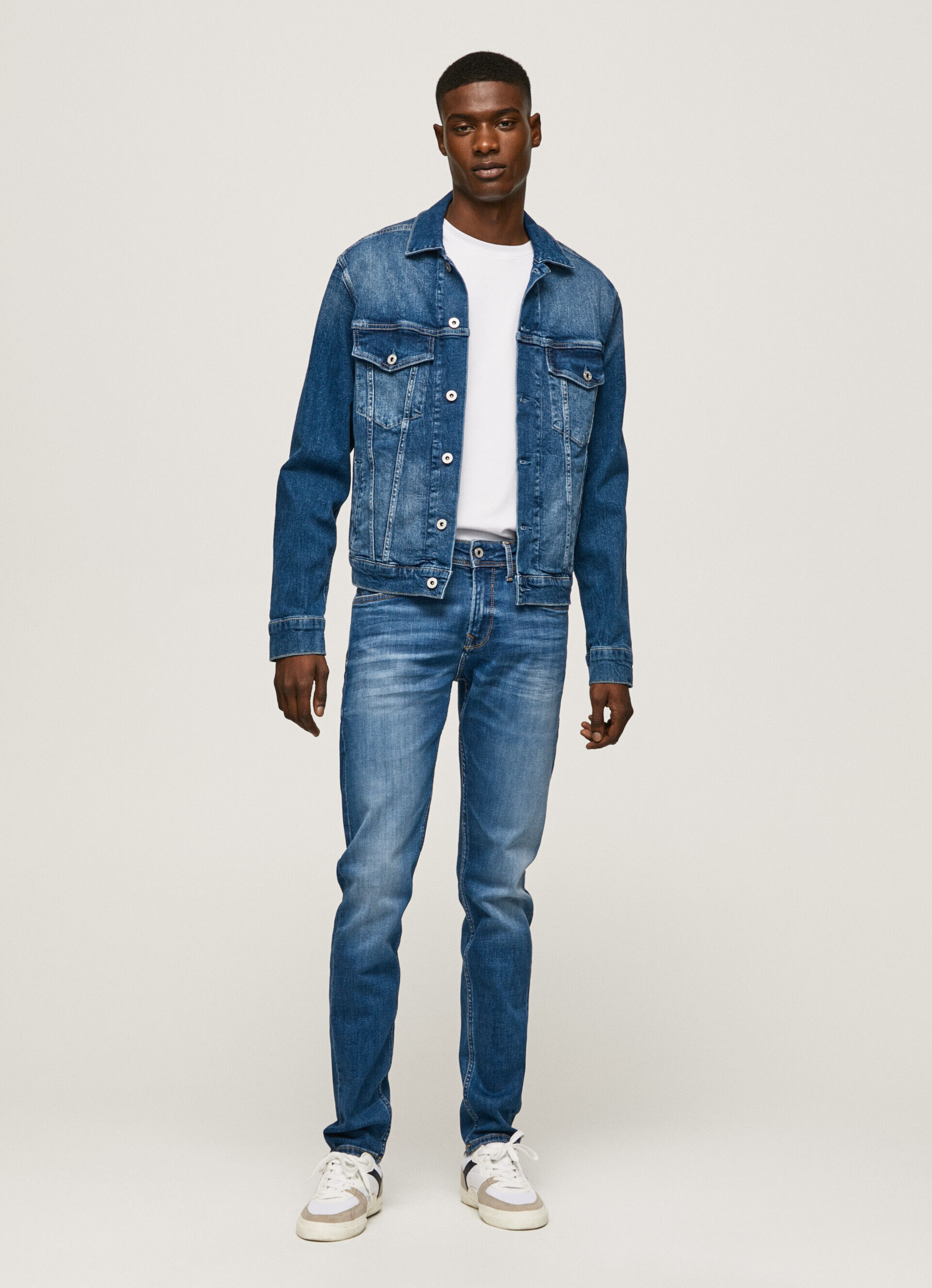 Calça jeans skinny de cintura baixa Jean Finsbury Fit - jeans