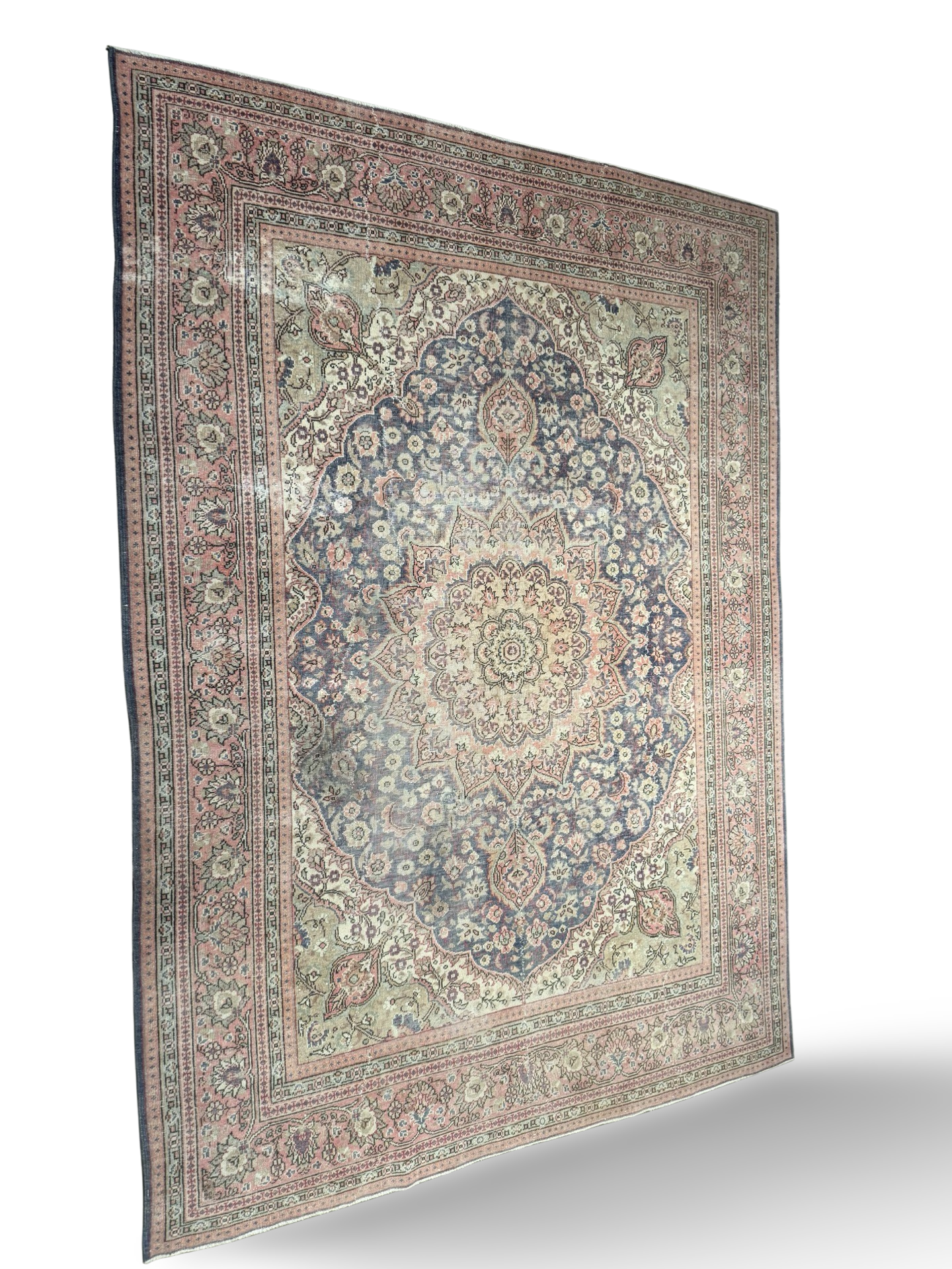 Vloerkleed Vintage handgemaakt uniek Carpet vintage handgemaakt uniek.