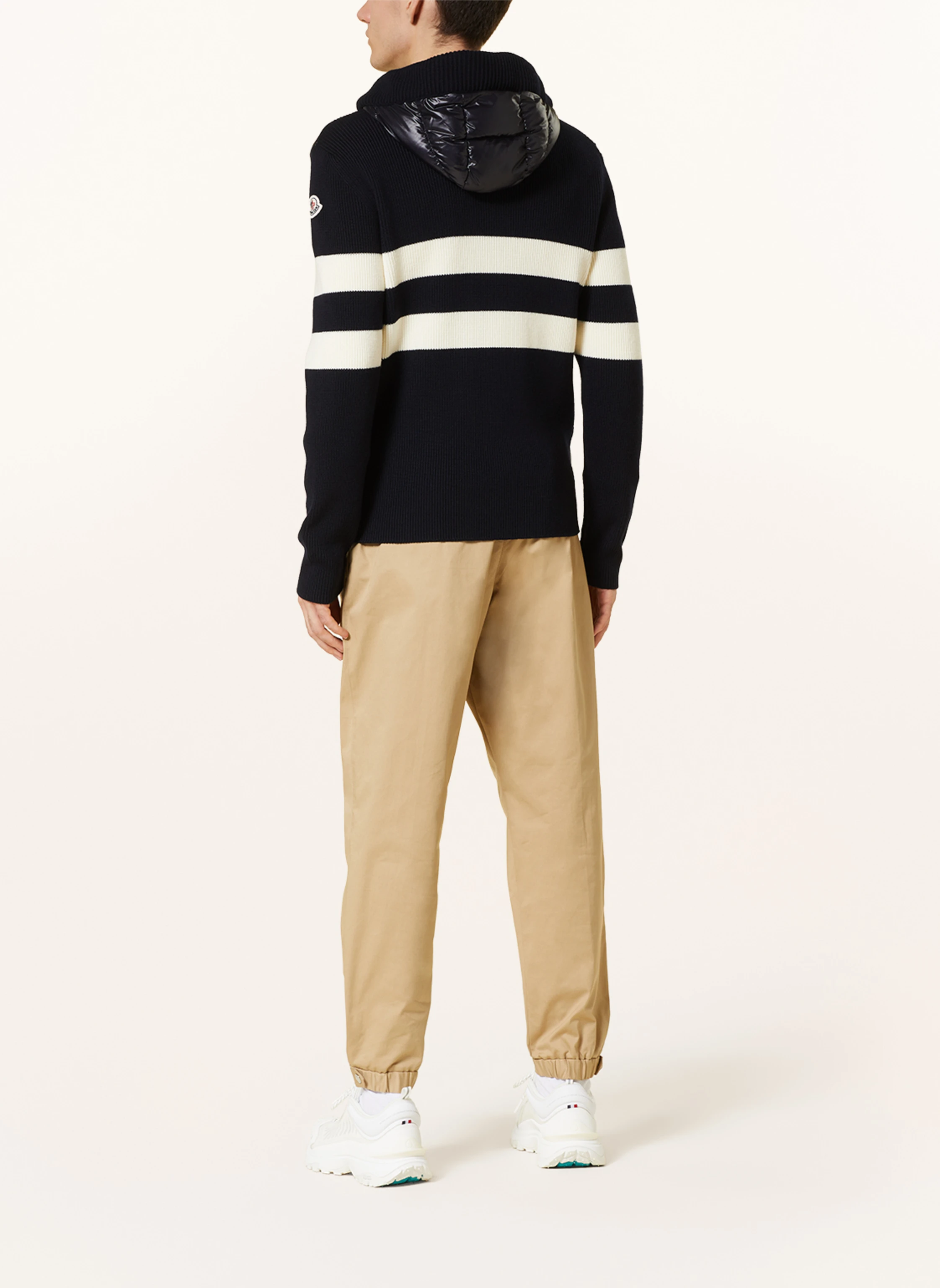 MONCLER Daunenjacke im Materialmix