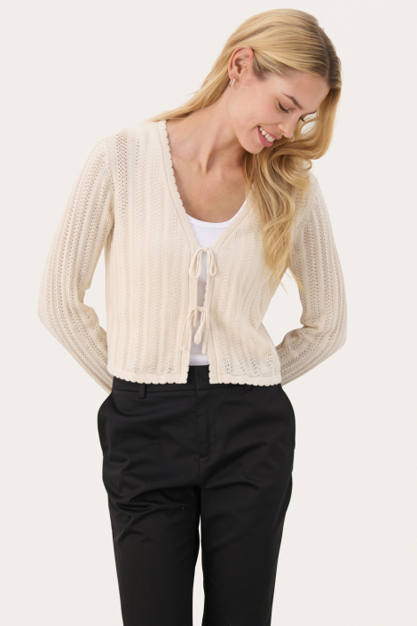 Part Two ecru dames vest