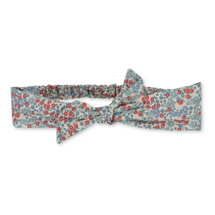 Konges Sløjd Bandeau Fleuri Coton Bio | Bleu