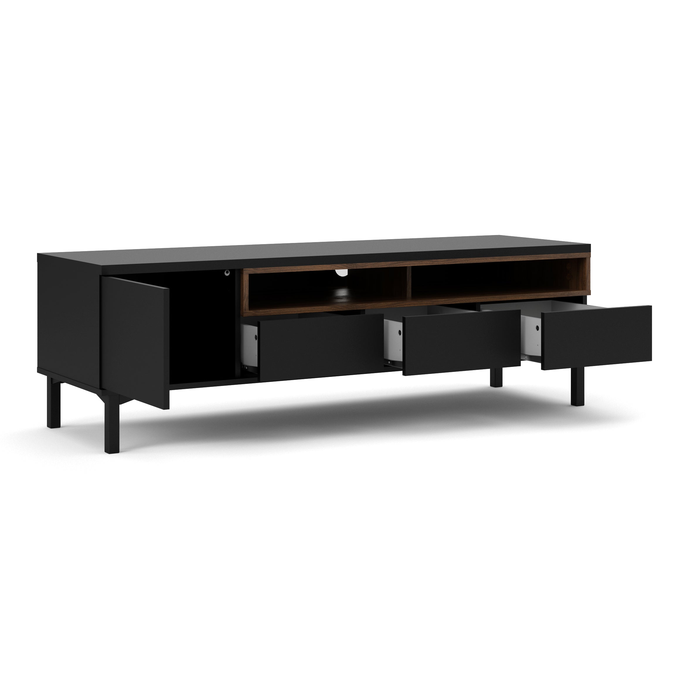 by fonQ basic Nook Tv-meubel - Zwart