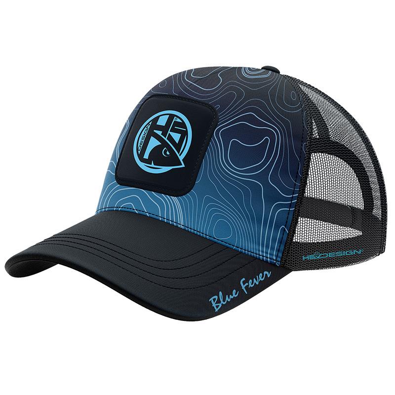 Casquette Homme Hot Spot Design Bathymetry - Noir/Bleu