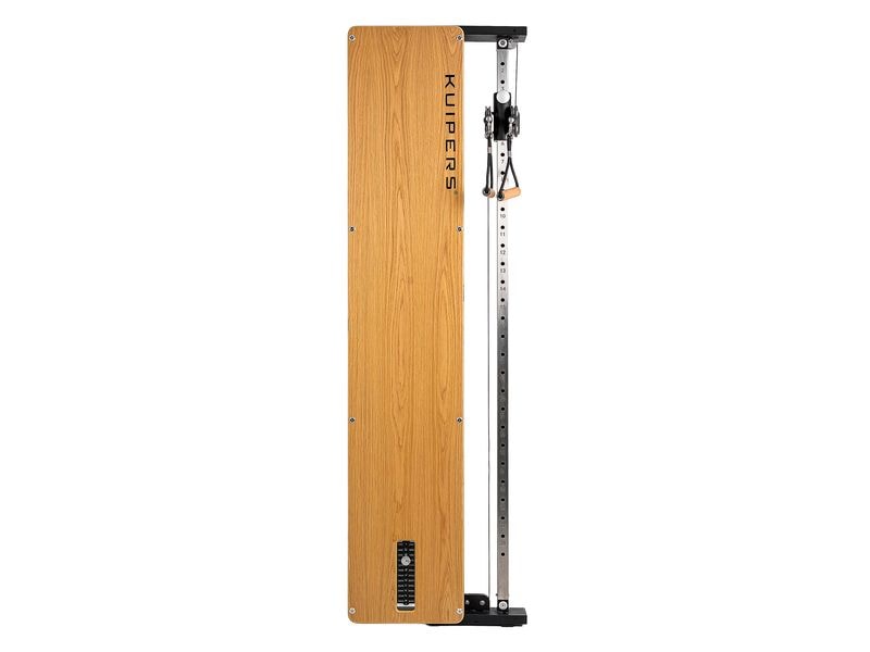 Kuipers Fitness Kraftstation Slim Seilzugturm helle Esche Für anspruchsvolles Training auf kleinstem Raum