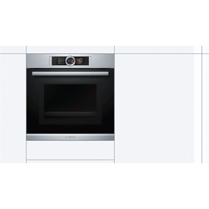 Bosch Einbau-Backofen mit Mikrowellenfunktion HMG636RS1