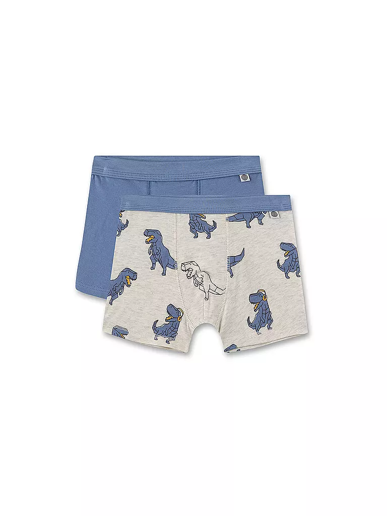 SANETTA Jungen Pants 2-er Pkg. nature mel beige