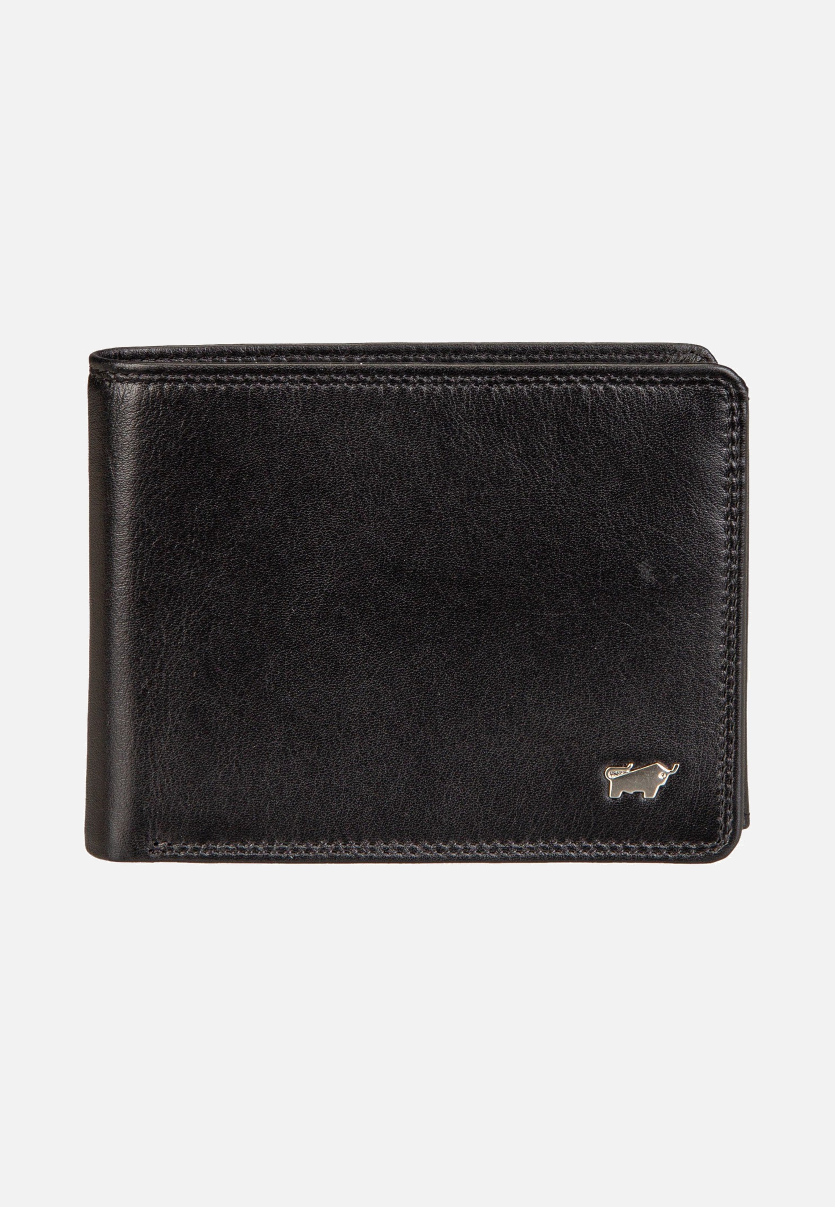Golf RFID Coin Wallet 8Cs + Loop Black - Portemonnaie