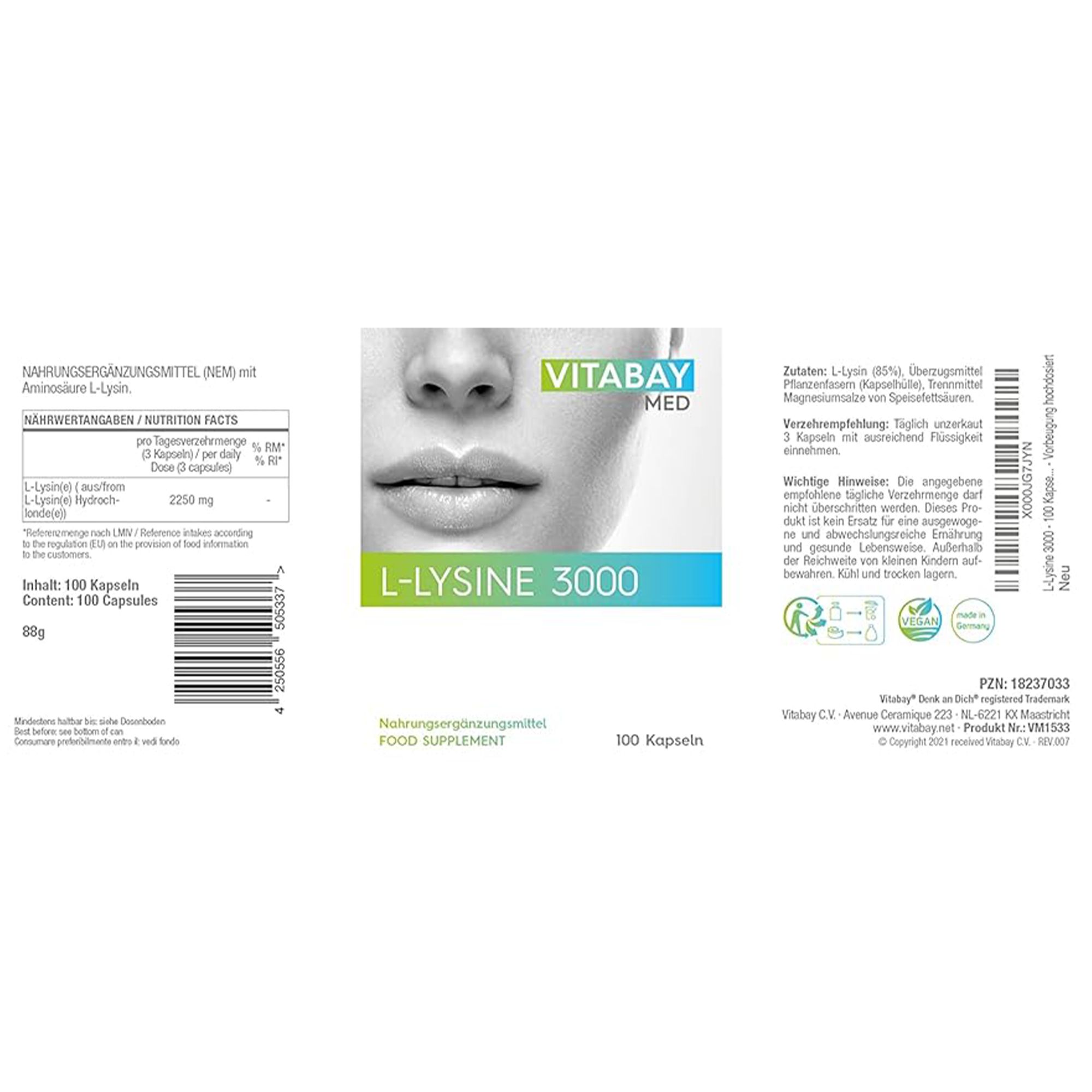Vitabay L-LYSINE 3000