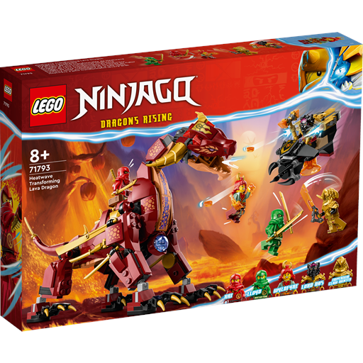 LEGO Ninjago Forvandlings-Lavedragen Heatwave - 71793