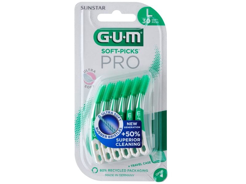 GUM Interdentalreiniger Soft-Picks PRO Large Hochwertige Interdentalreiniger ideal für die tägliche Mundhygiene