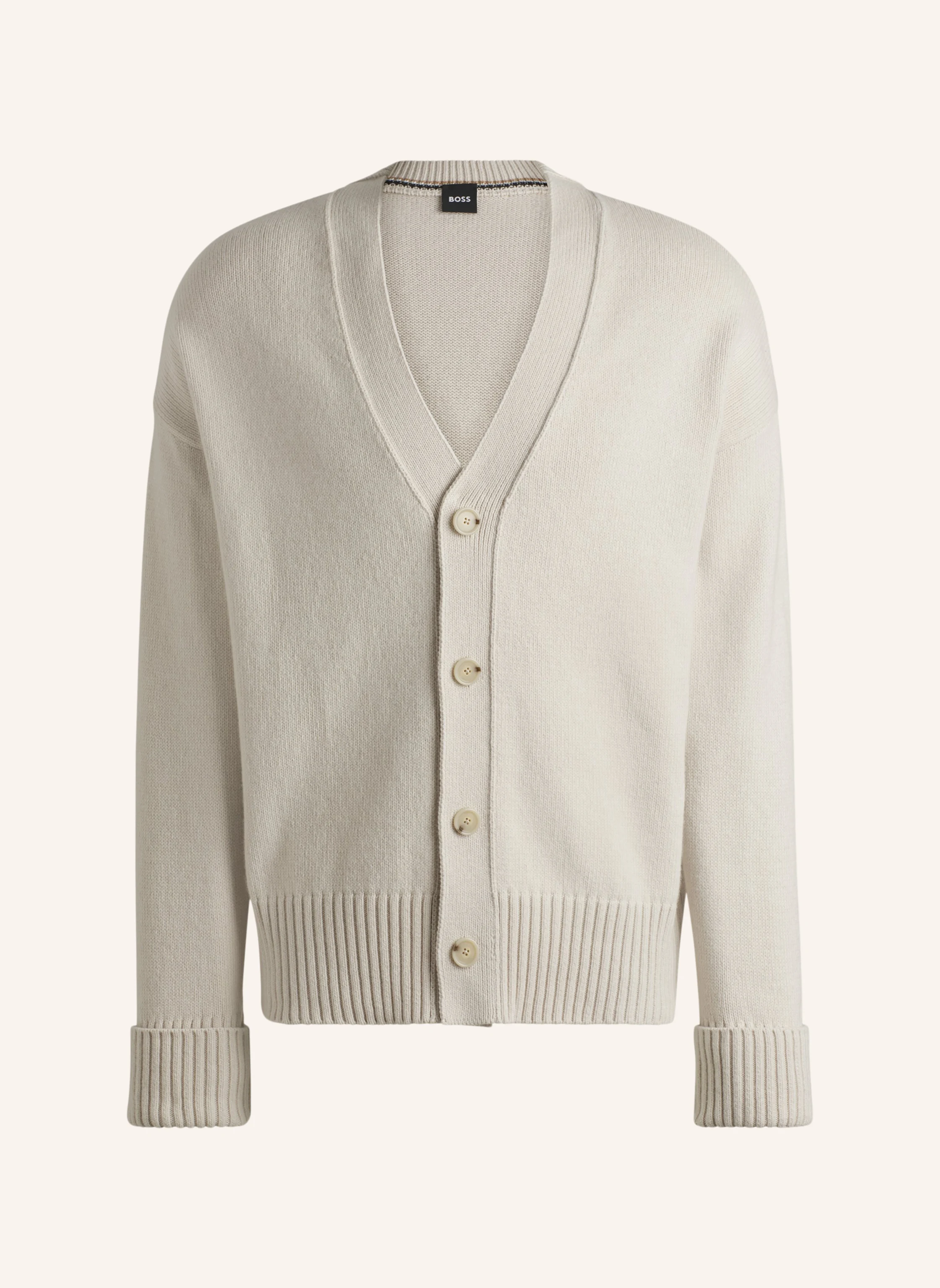 BOSS Strickjacke C-BELLACO Relaxed Fit