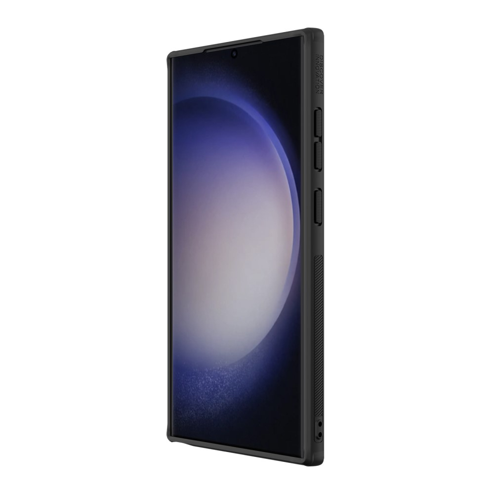 Samsung Galaxy S24 Ultra Hardcase Schutzhülle Grip Design - Schwarz