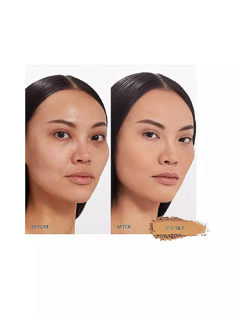 SHISEIDO Synchro Skin Self-Refreshing Custom Finish Powder Foundation (310 Silk) beige