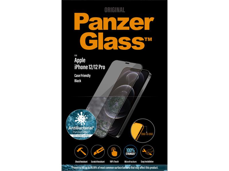 Panzerglass Displayschutz Case Friendly AB iPhone 12 / 12 P Display-Schutzfolie für das Apple iPhone 12/iPhone 12 Pro