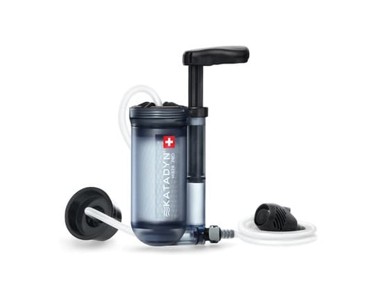 Katadyn Hiker Pro, Gjennomsiktig, Sort, Silikon, Plast