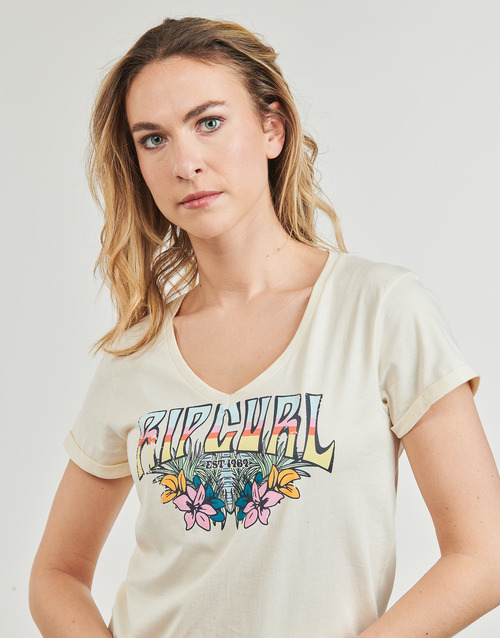 Rip Curl - BLOCK PARTY V TEE - Blanc
