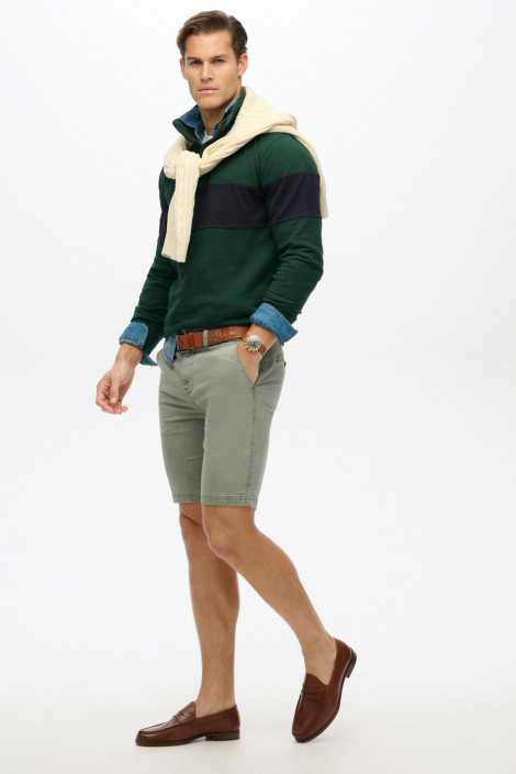 Superdry groene heren korte broek