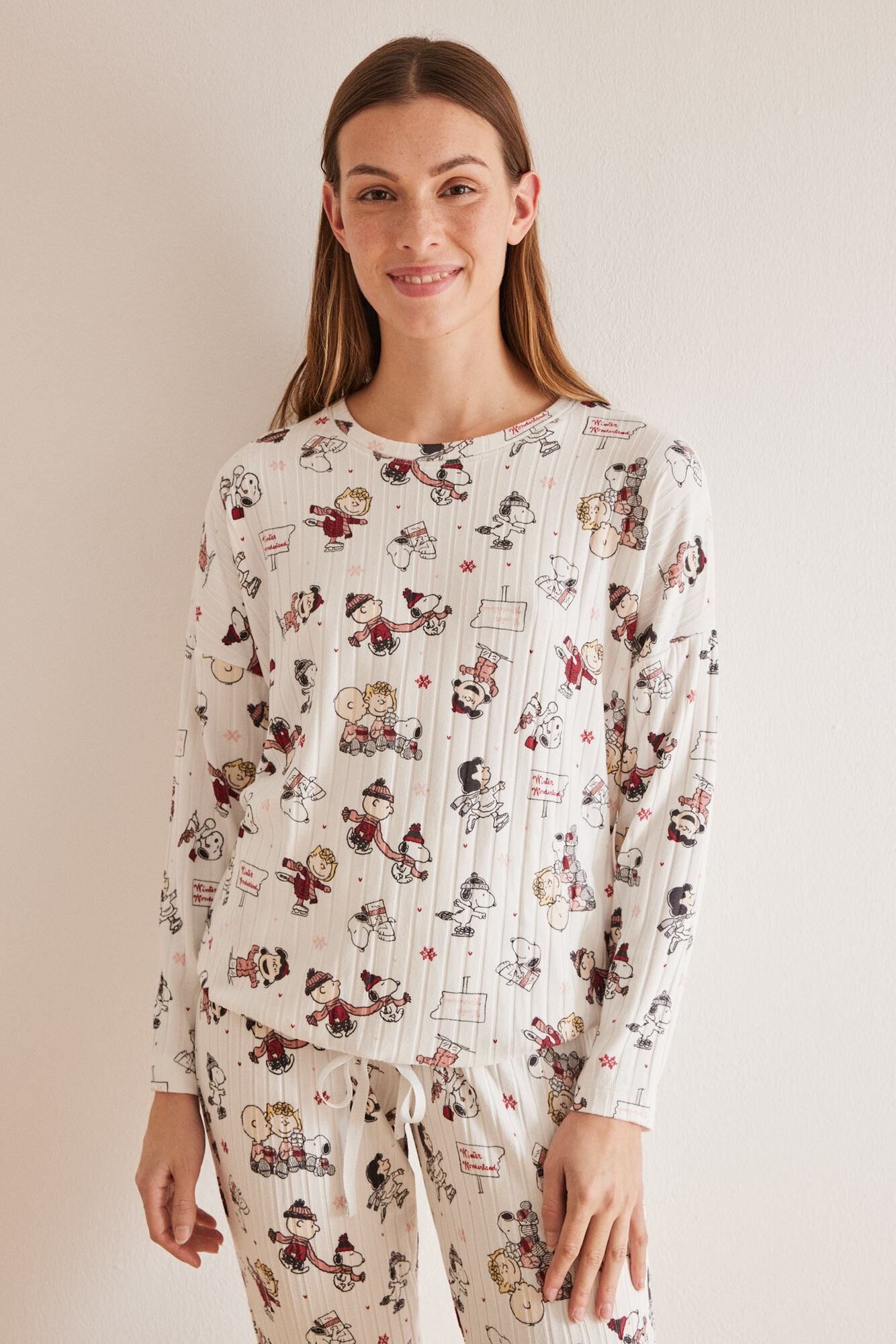 pijama com estampa do Snoopy