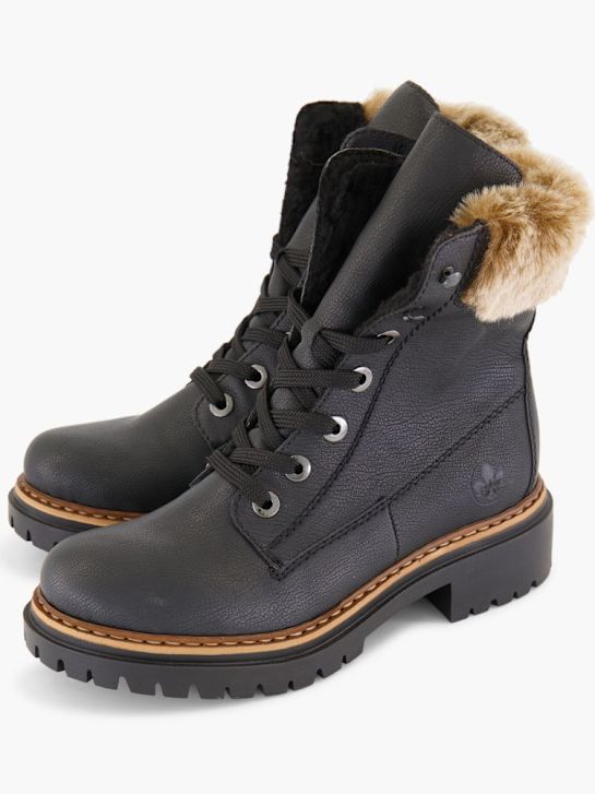 Rieker Schnür-Stiefelette Schwarz