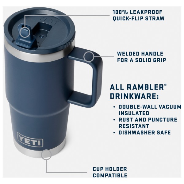 Yeti Coolers - Rambler 20 Travel Stronghold Mug - Tasse