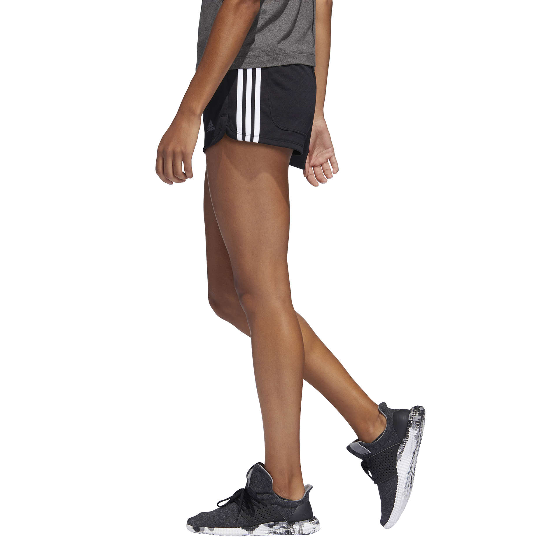 adidas Paces 3 Stripes Hardloopbroek Kort Zwart Dames