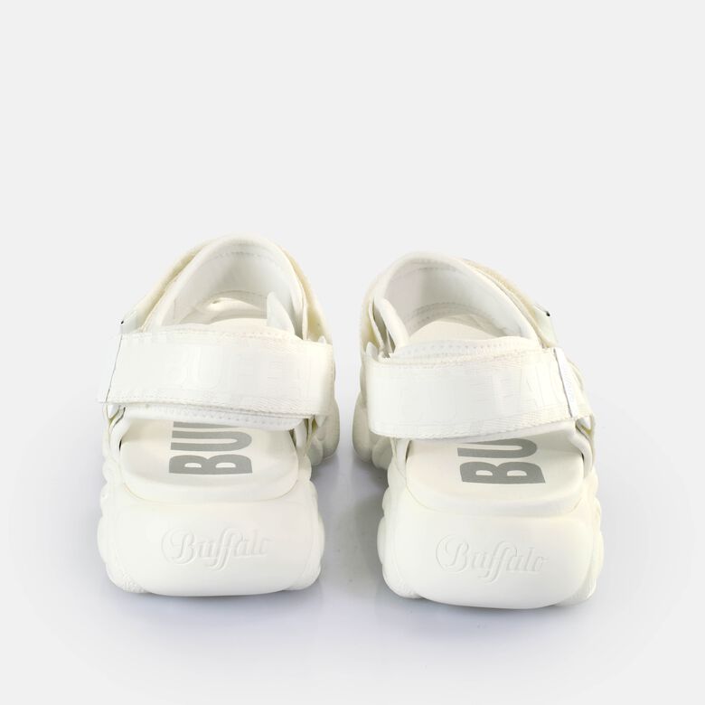 CLD Tec Sandales à plateforme véganes, blanc