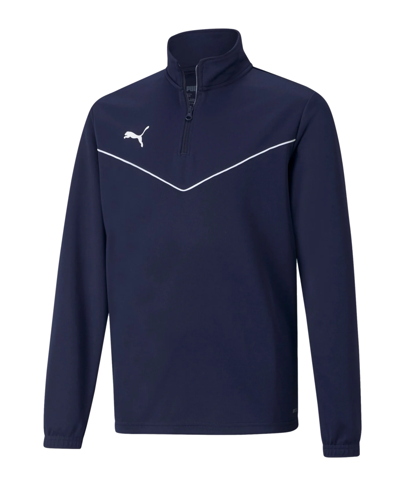 PUMA teamRISE HalfZip Sweatshirt Kids Blau F06