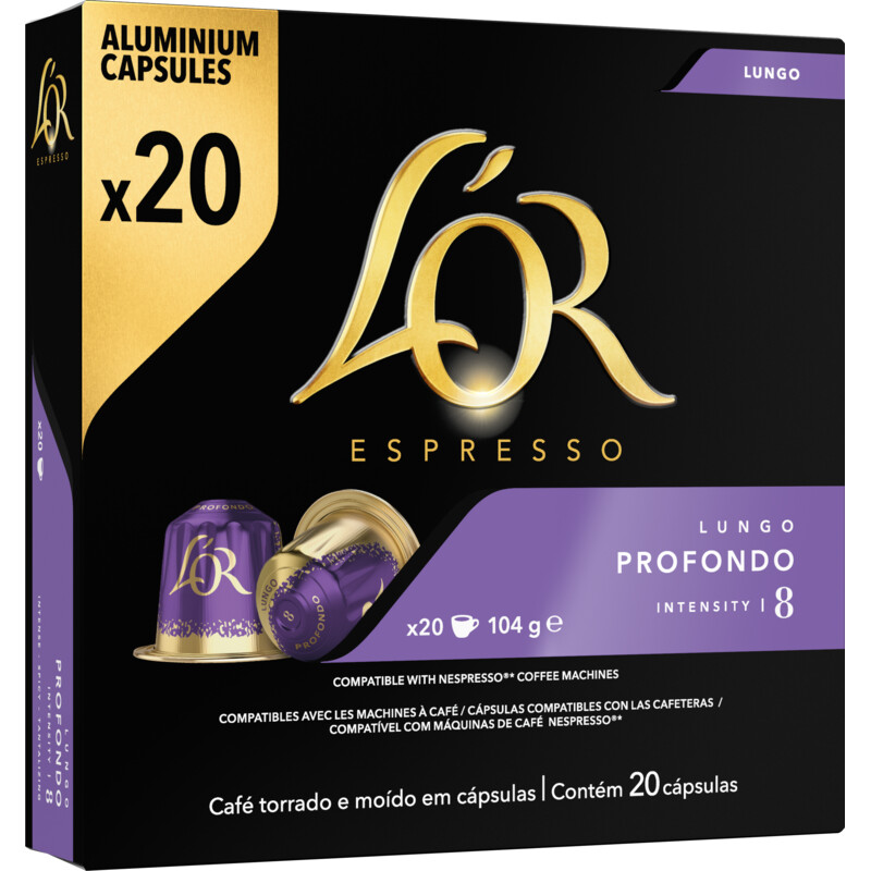 L'OR Espresso lungo profondo capsules