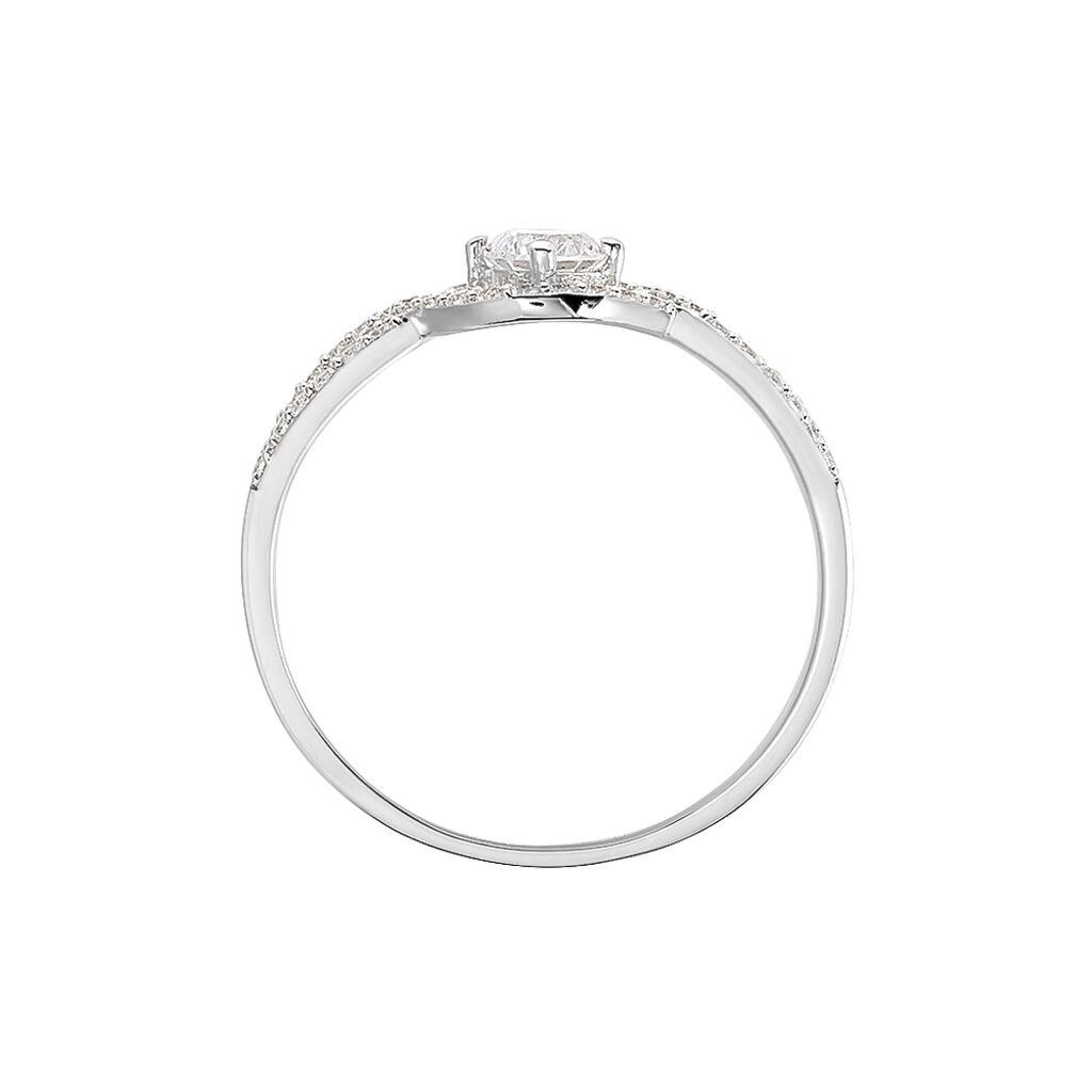 Bague Katerina Argent Blanc Oxyde De Zirconium