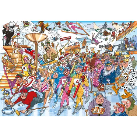 Jumbo Spiele Puzzle - Wasgij Mystery 22: Wasgij Winter Games! 1000 Teile