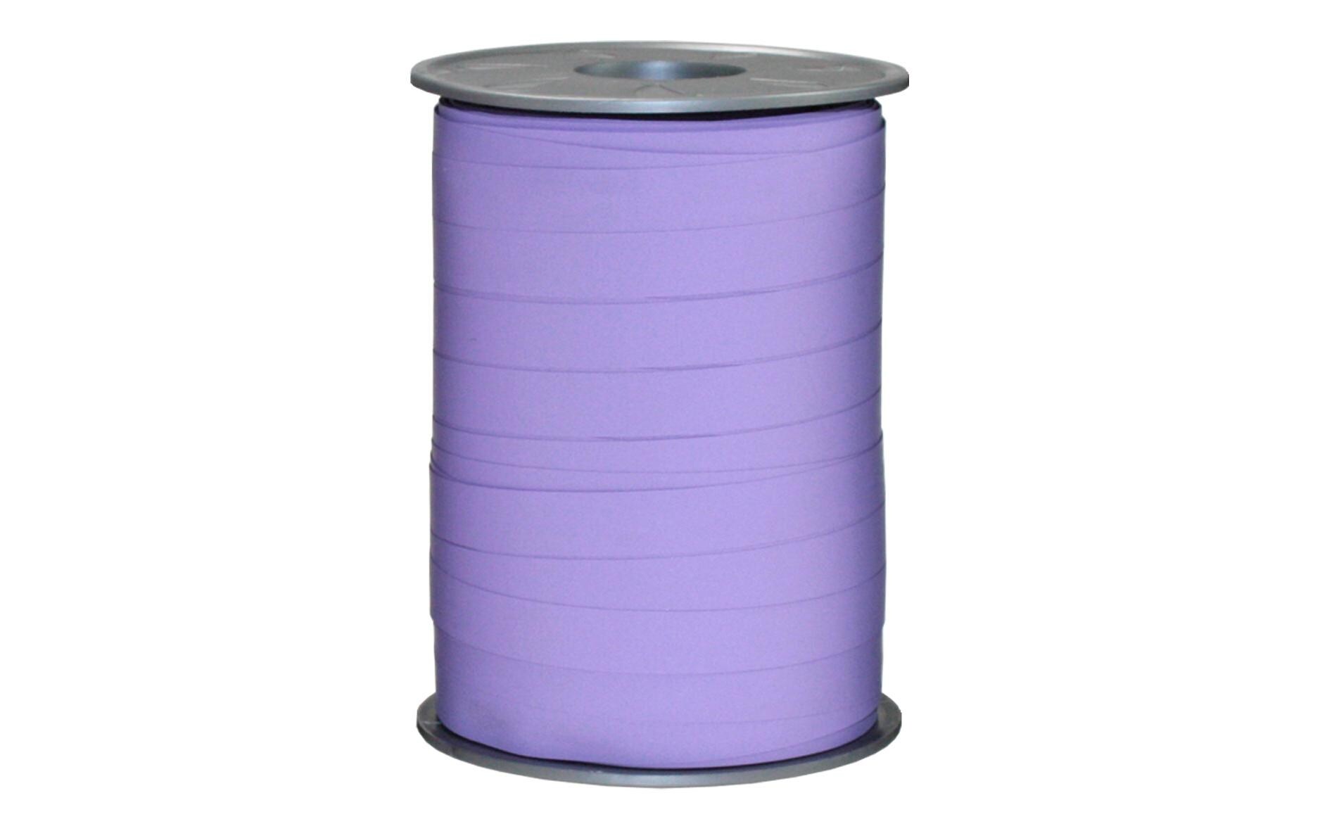 Geschenkband Opak Matt 1 cm x 200 m, FliederKräuselband für Geschenke