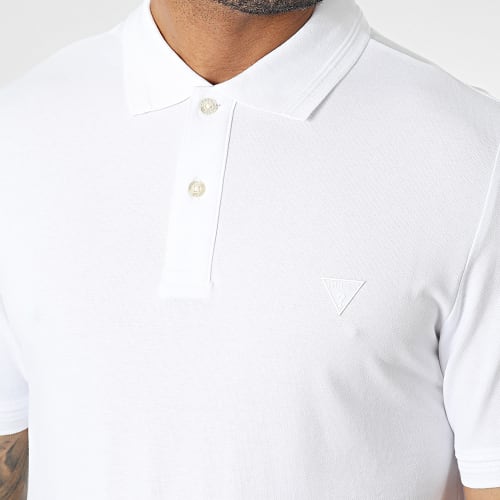 Polo Manches Courtes M3YP60-K7O64 Blanc