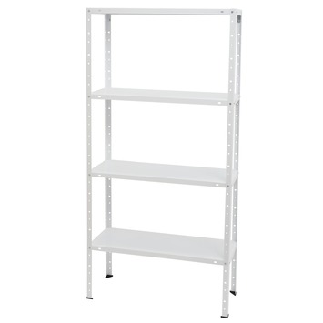 Handson stellingkast metaal wit 150x75x30 cm 120 kg