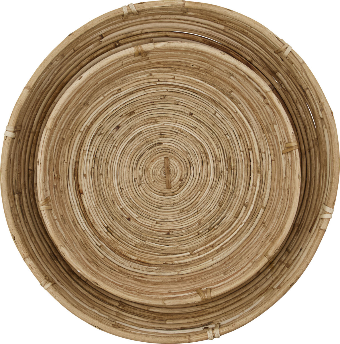 House Doctor - Bakker - Chaka - Bambus - Natur - Ø 32+40 CM - 2 Stk