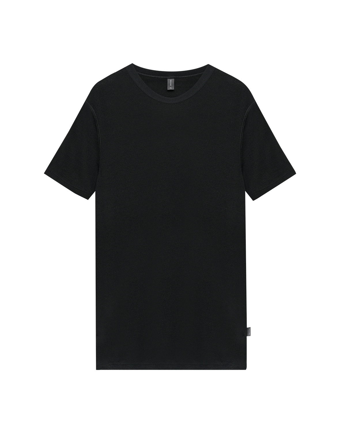Plus size T-shirt van merinowol voor heren