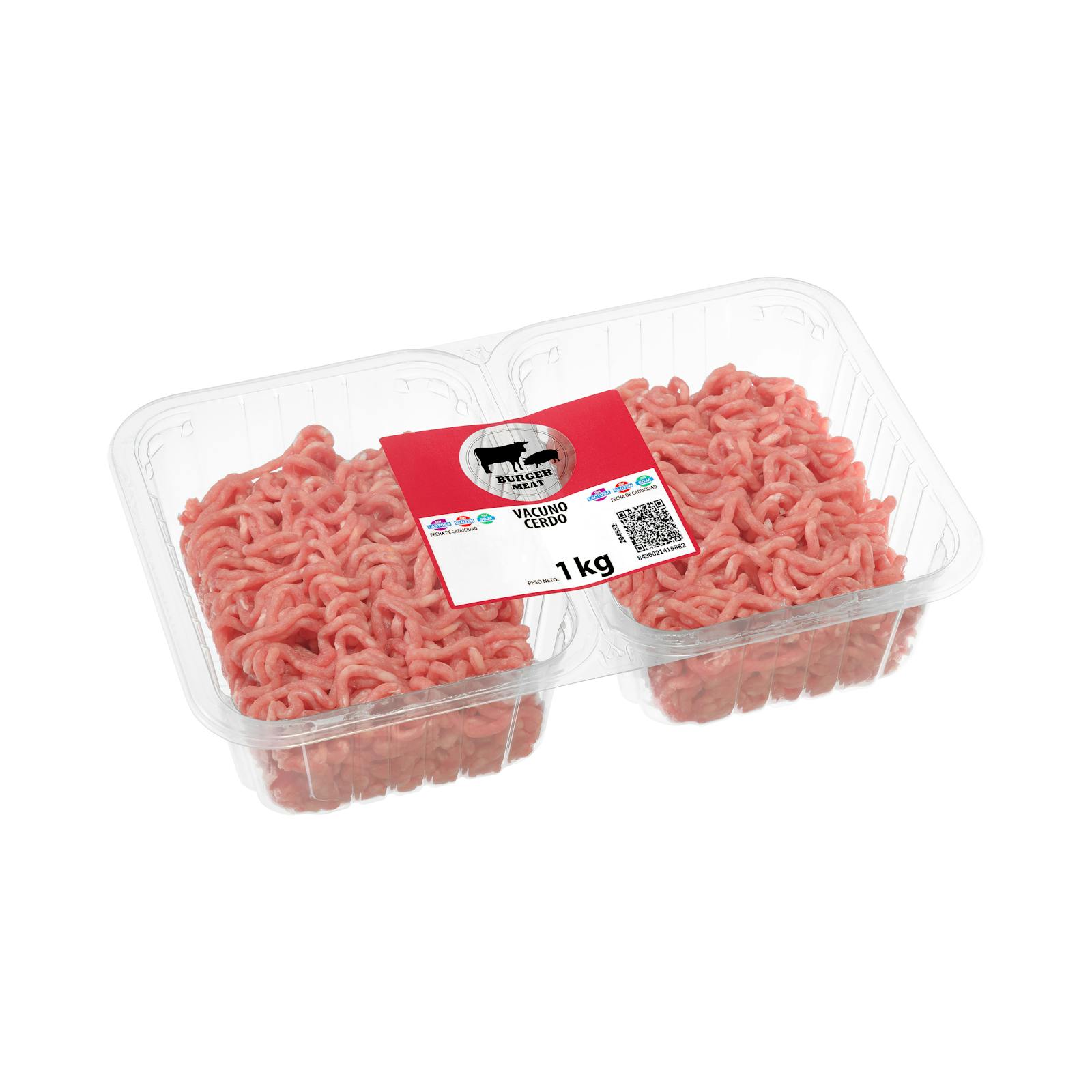 Bœuf et porc hachés préparés