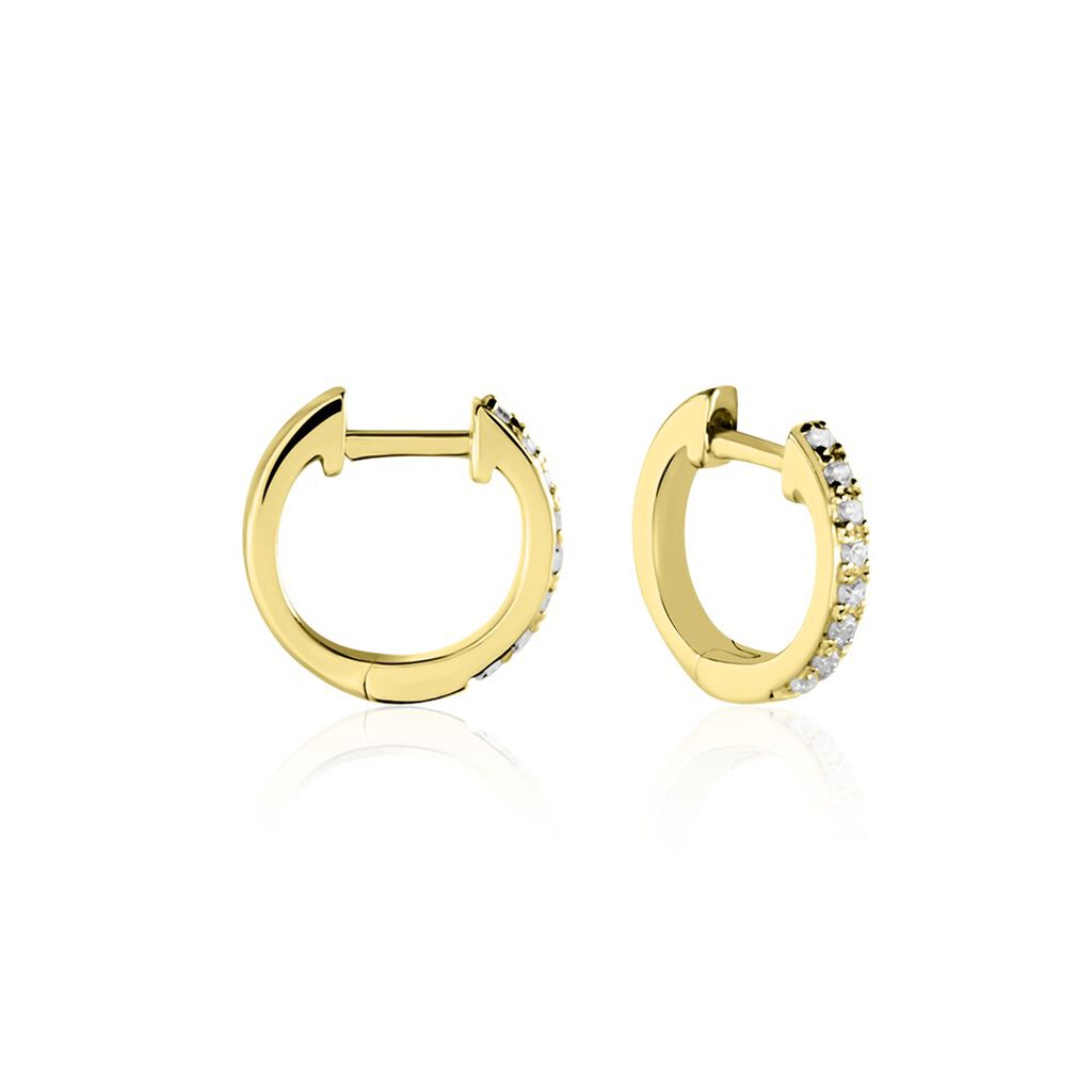 Créoles Or Jaune Aryana Diamants