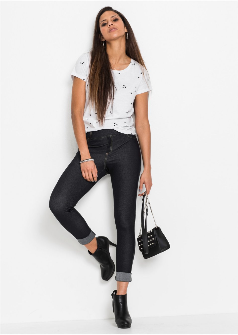 Legging aspect jean