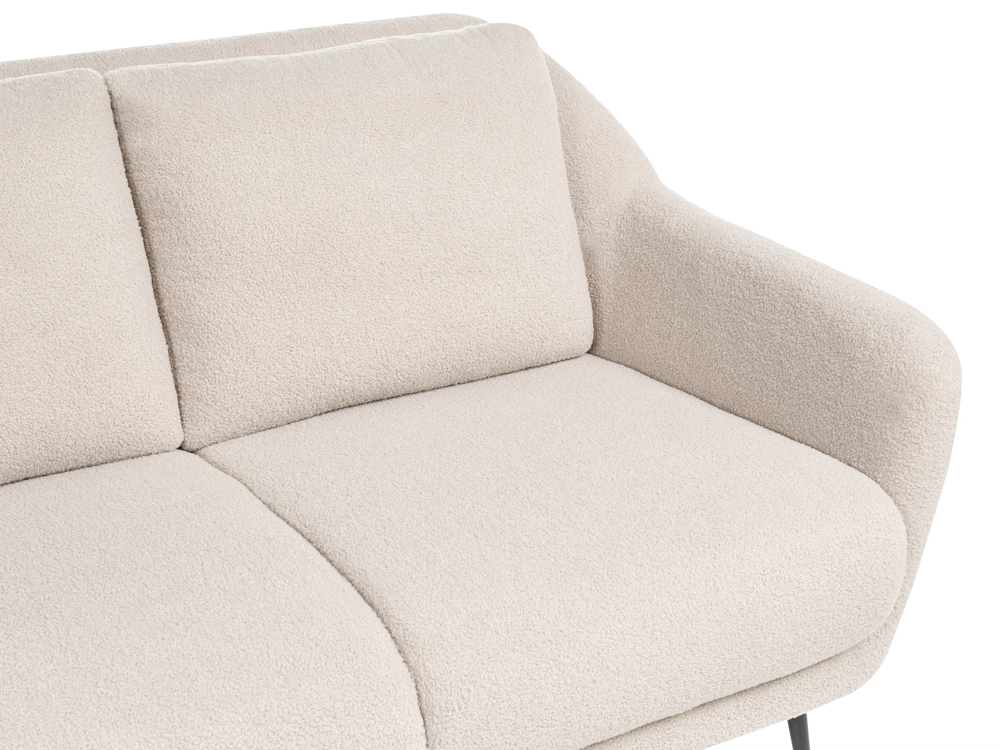Bank 2-zits EIBY Bouclé Beige