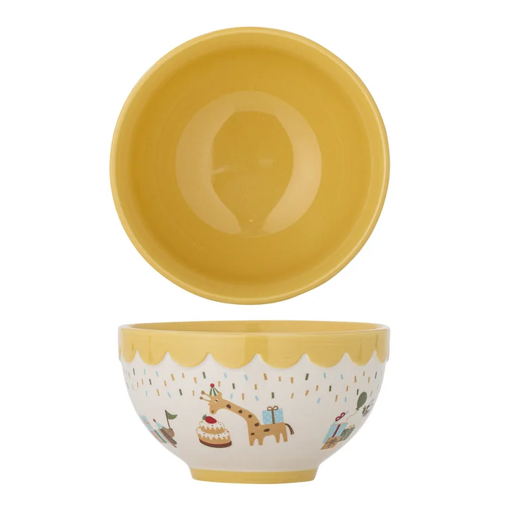 Bloomingville Mini - Celebrate Schale, Ø 13,5 cm, gelb