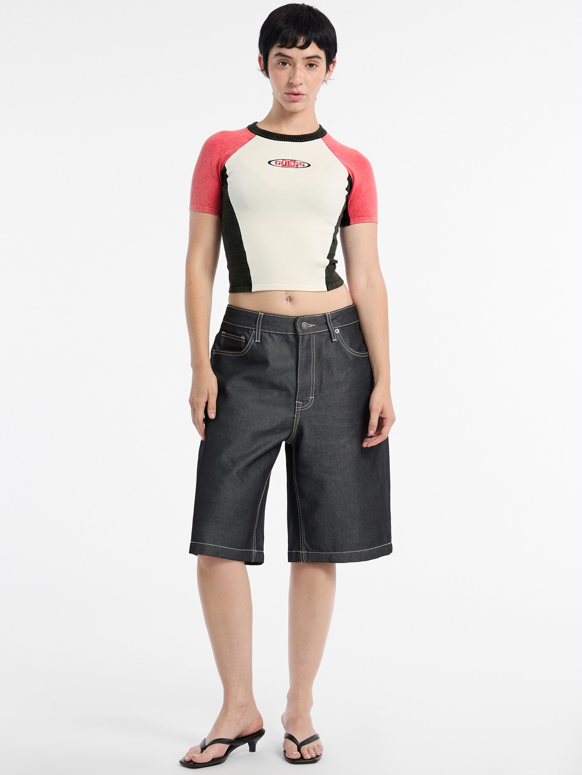 Suéter esportivo GUESS Originals Eco Fitted Racing Top