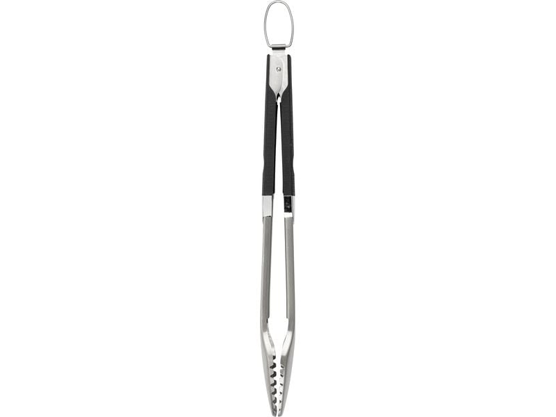 Wenko Grillzange BBQ 45 cm, Schwarz/Silber Zange für Grillgut
