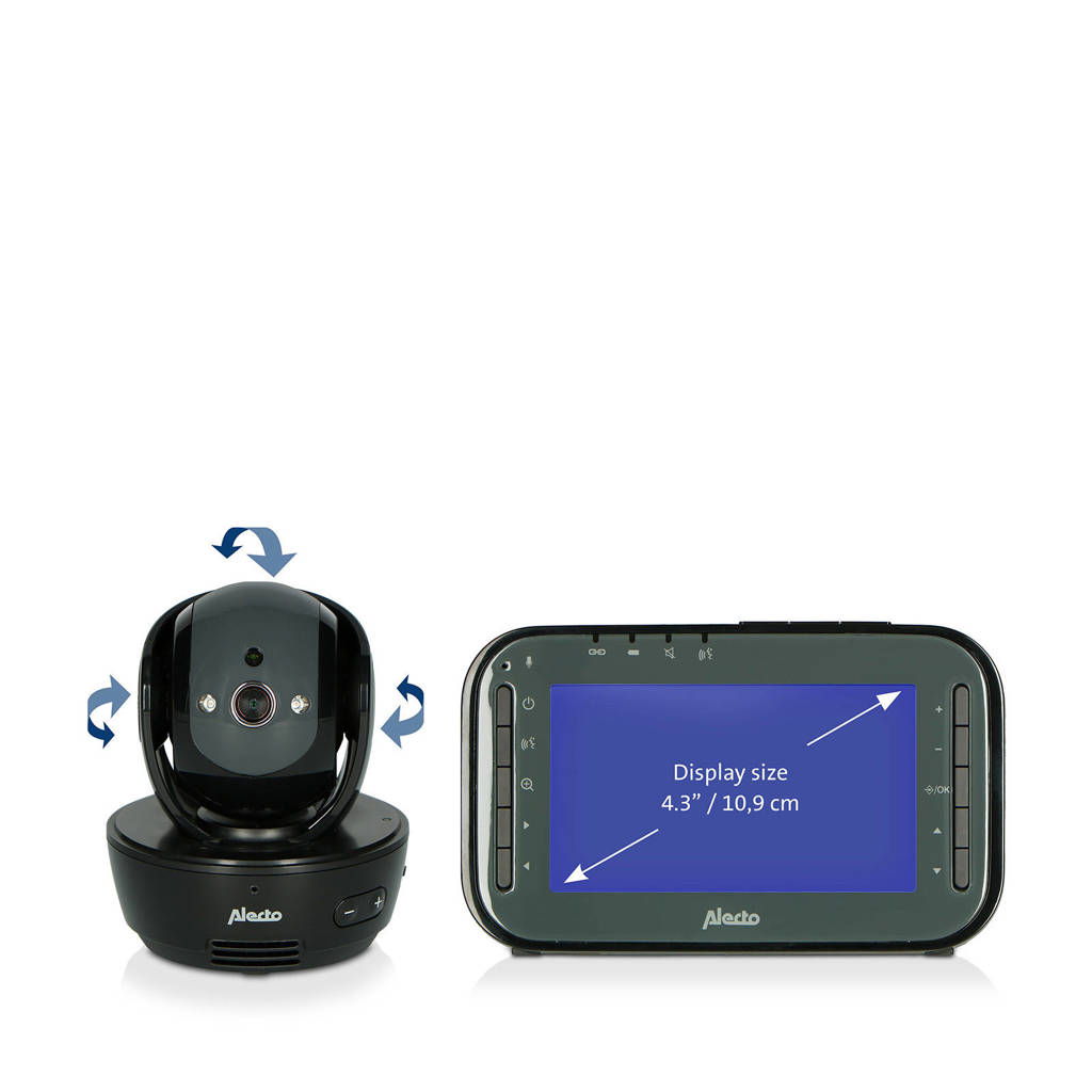DVM200MBK - Babyfoon met camera en 4.3